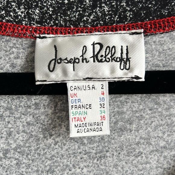 Joseph Ribkoff dress with red stitching - Picture 2 of 5